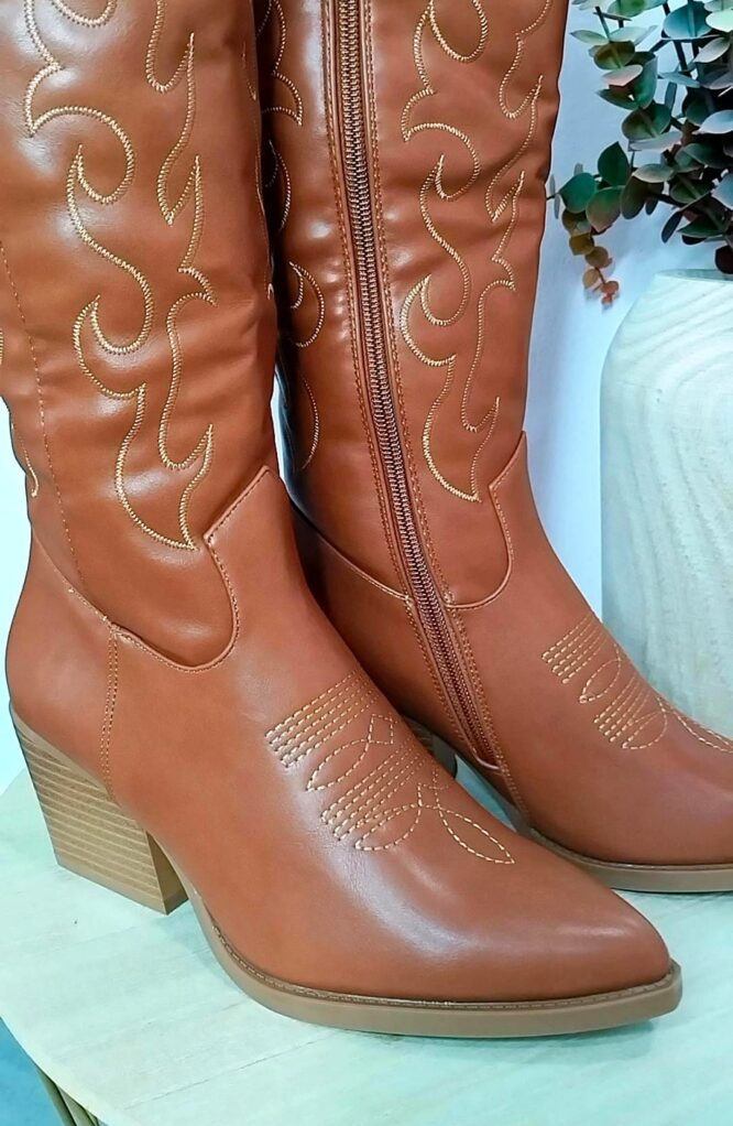 Bota Campera Polipiel Camel